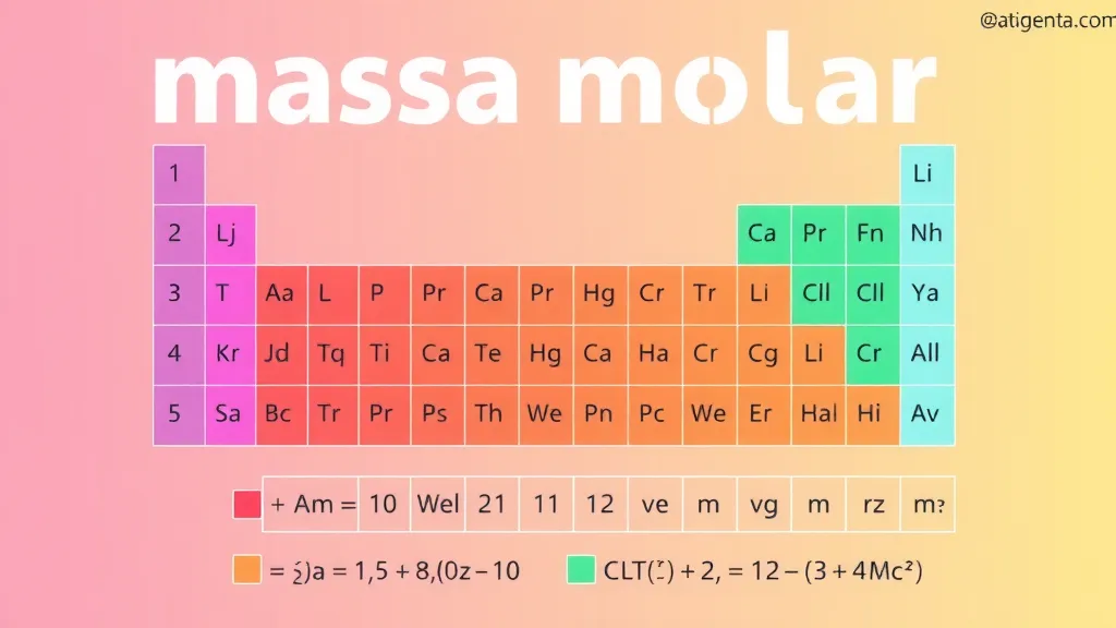 Como calcular massa molar com precisão