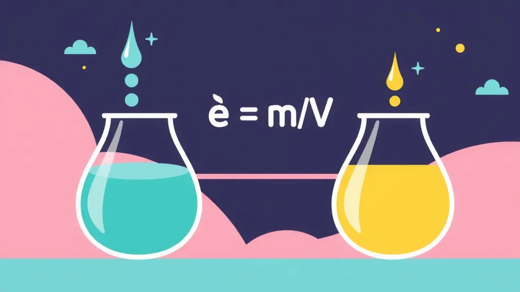 Entenda como calcular a densidade de uma substância